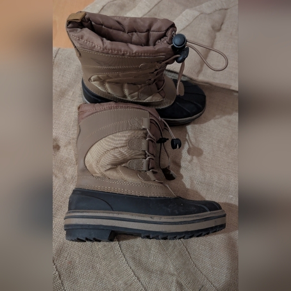 Link Other - Link boys Brown and Blue Winter Snow Boots